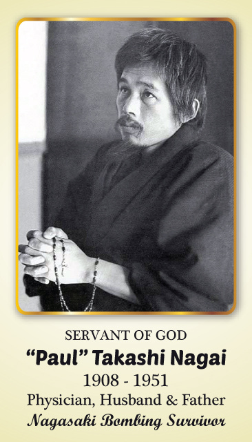Servant of God - "Paul" Takashi Nagai Prayer Card